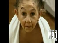 Extremely rare midget porn movie features skinny old dwarf feasting on sexy sluts snatch